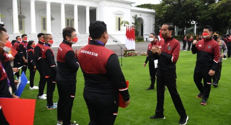 Presiden dan atlet SEA Games