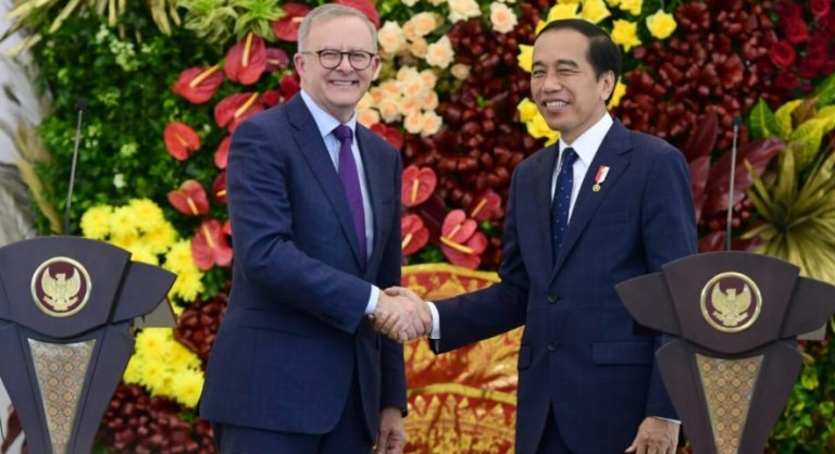 Presiden Jokowi dan PM Australia