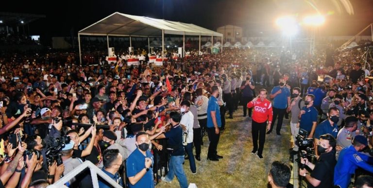 Presiden nikmati konser