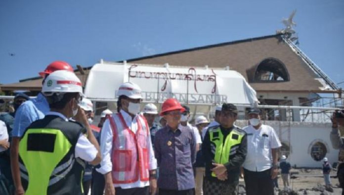 Menhub Budi Karya Sumadi tinjau progress pembangunan Pelabuhan Sanur