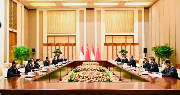 Presiden Jokowi di Beijing