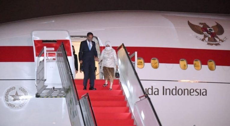 Presiden tiba di Tanah Air