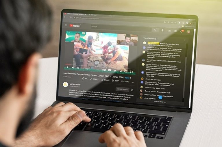 Laznas BSM Umat live streaming kurban