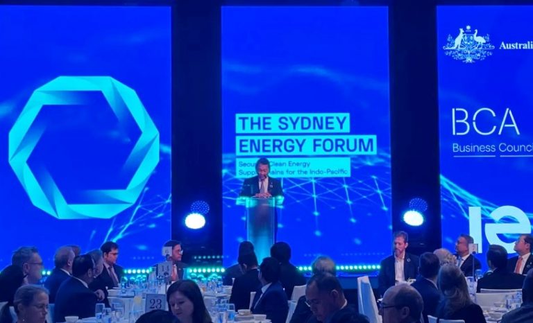 Menteri ESDM di Sydney