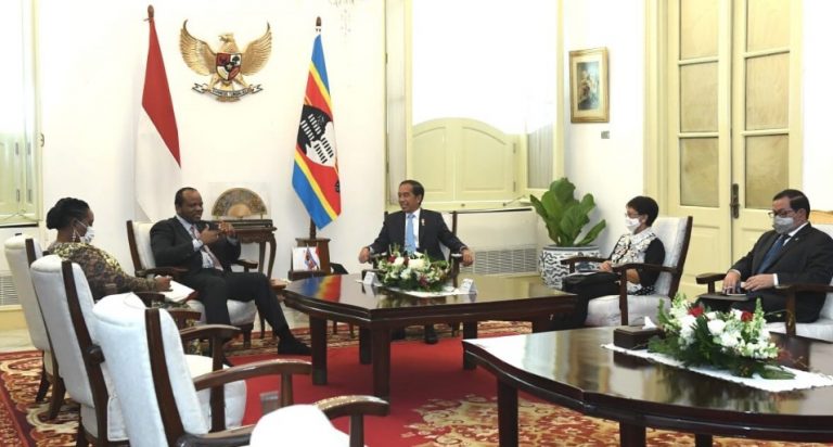 Jokowi terima Raja Eswatin