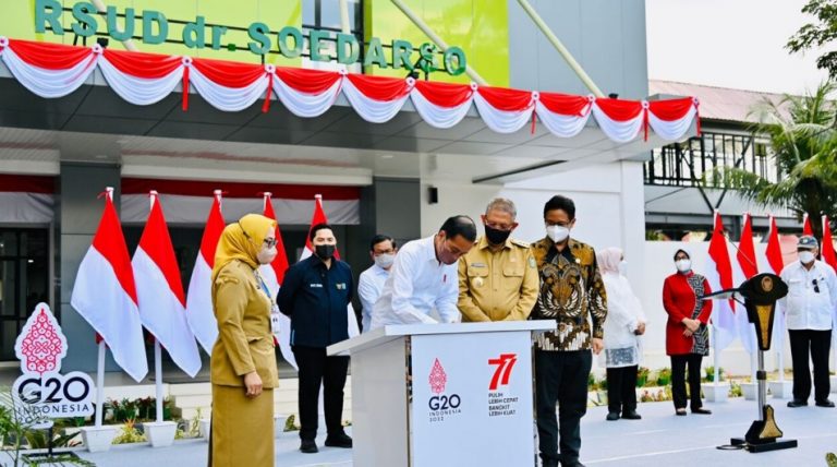 Presiden resmikan RSUD dr Soedarso