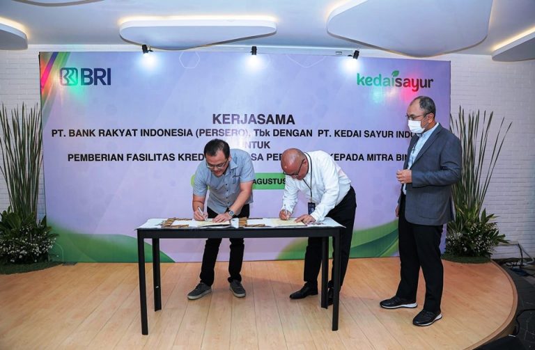 Kerja sama BRI-KedaiSayur