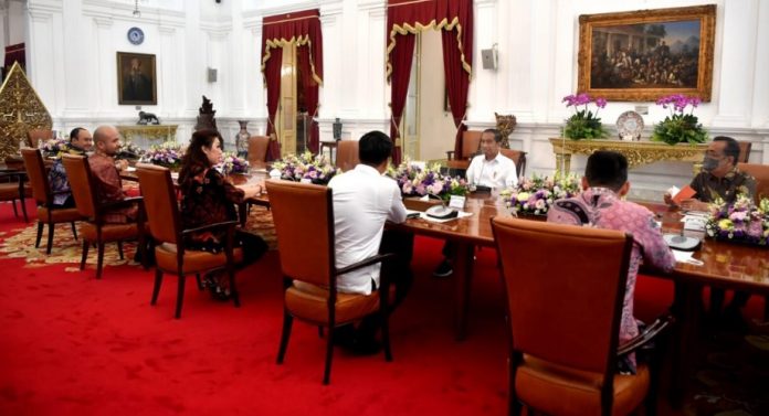 Presiden Jokowi terima BPP Hipmi