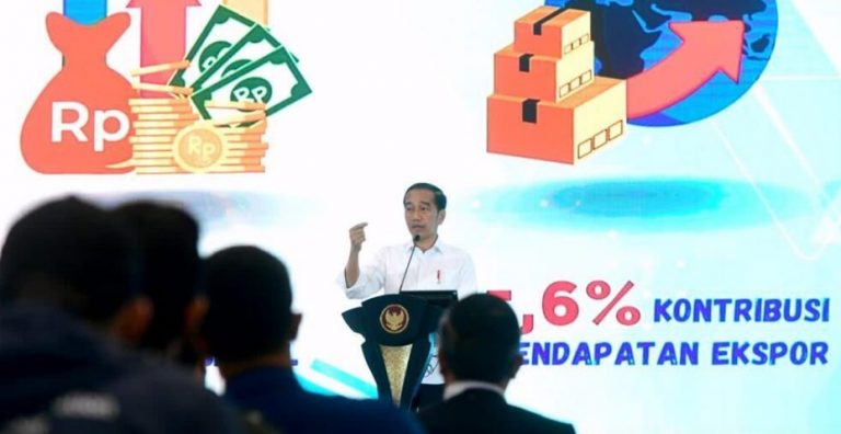 Jokowi di ICE BSD