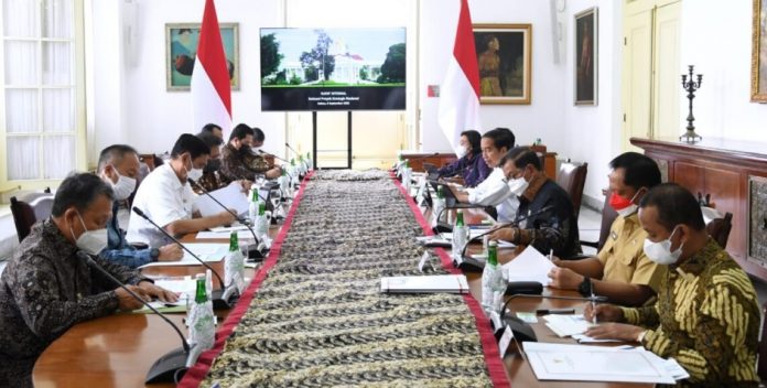 Jokowi pimpin rapat evaluasi PSN