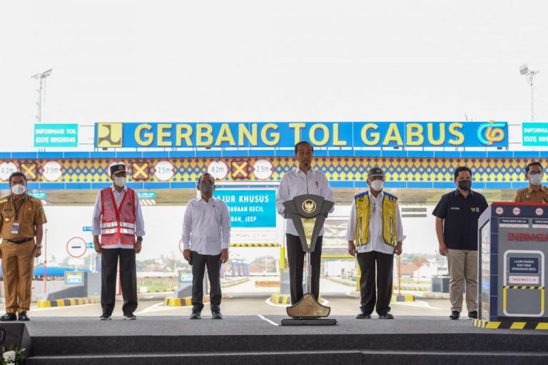 Presiden Jokowi Resmikan Jalan Tol Cibitung – Cilincing
