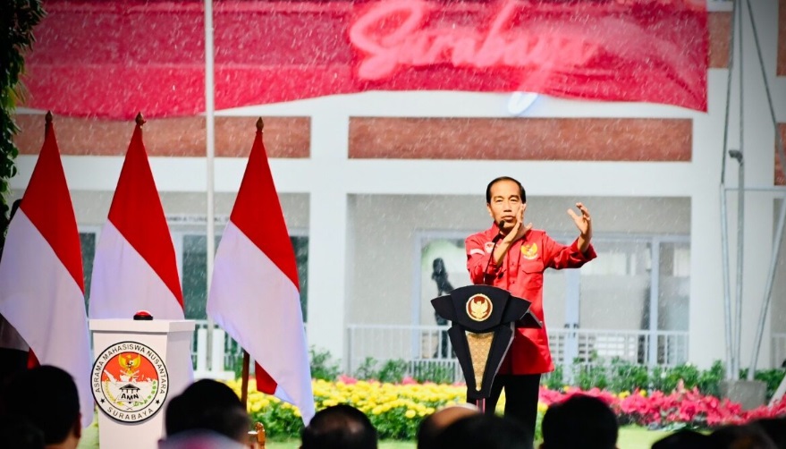 Presiden resmikan AMN Surabaya