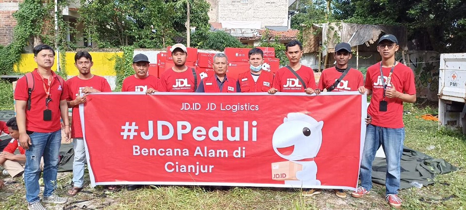 JD.ID bantu korban gempa Cianjur