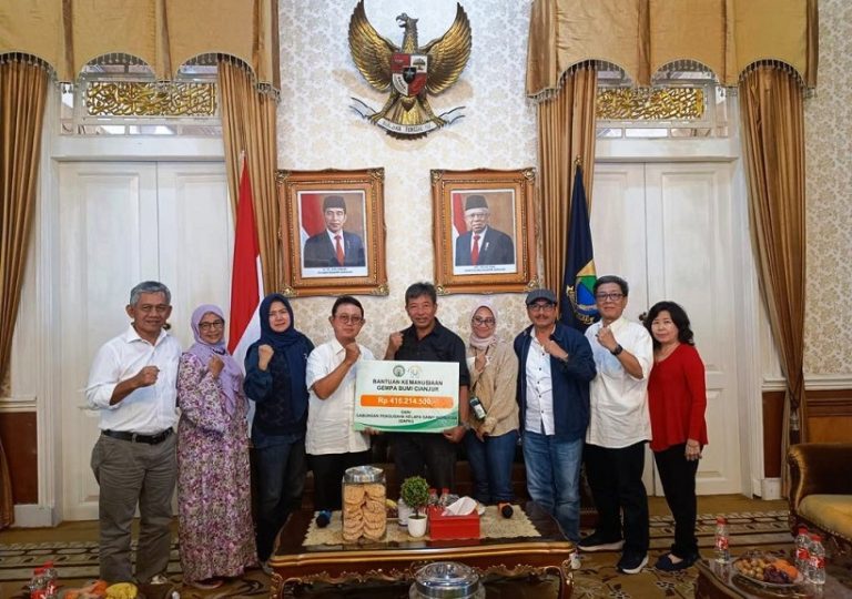 Gapki bantu korabn gempa Cianjur