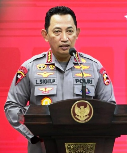 Kapolri Jenderal Listyo Sigit Prabowo.  