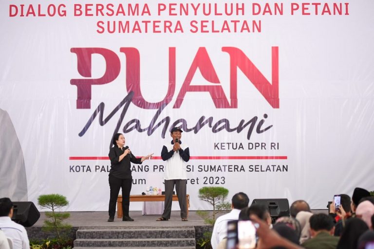 Puan Dicurhati Petani Sumsel Masalah Pupuk hingga Distribusi