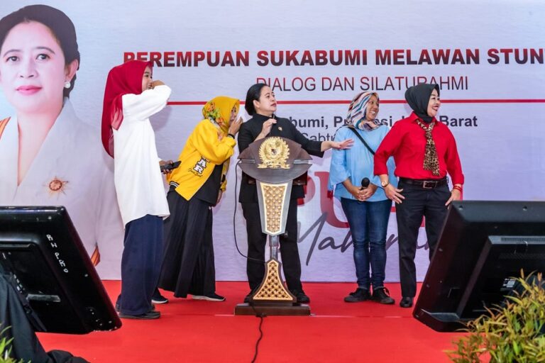 Puan Ajak Ibu-Ibu dan Perempuan di Sukabumi Perangi Bahaya Stunting