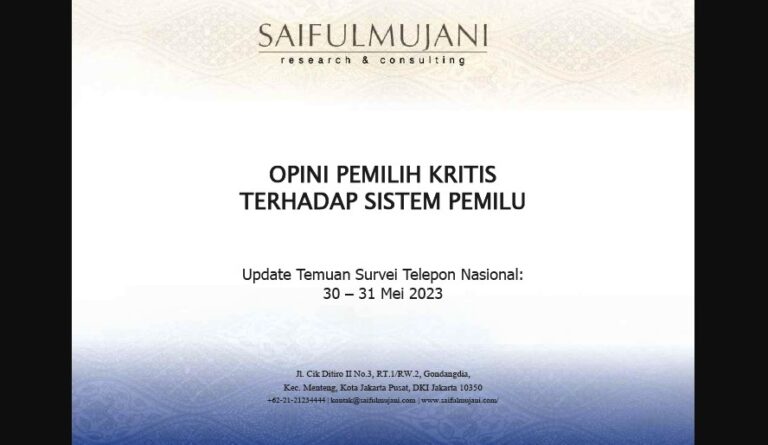 53% Publik Penolak Sistem Pemilu Tertutup akan Protes