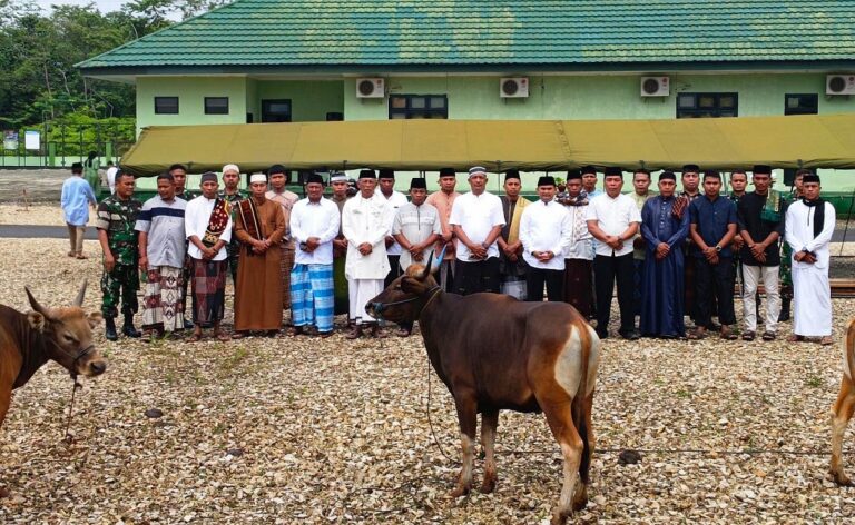 Kodim 1311/Morowali Persembahkan Kebaikan Kurban untuk Masyarakat