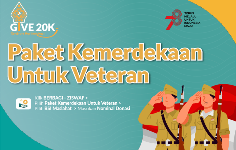 BSI Maslahat dan BSI Bagikan Paket Kemerdekaan kepada Veteran