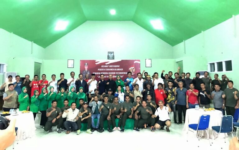 Dandim 1311/Morowali: Turnamen Olahraga Wahana untuk Jalin Persaudaraan dan Pererat Silaturahmi