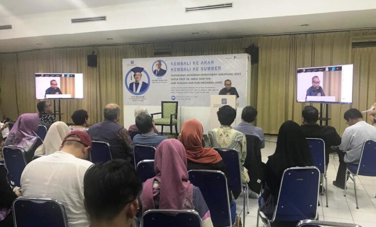 Prof Abdul Hadi Raih Kepenyairan Adiluhung 2023, Paramadina Gelar Tasyakuran