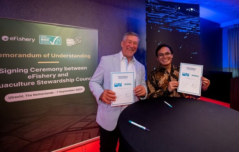 Gandeng Aquaculture Stewardship Council, eFishery Tingkatkan Sertifikasi Petambak Udang Skala Kecil