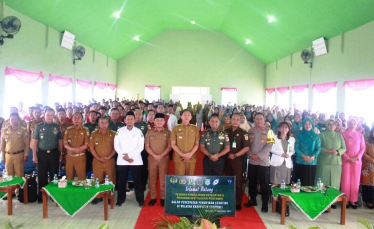 Dandim 1311/Morowali Gelar Penyuluhan Kesehatan dan Program Revitalisasi Posyandu
