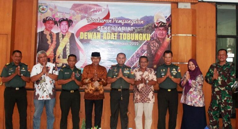 Menghargai Tokoh Adat, Dandim 1311/Morowali Kunjungi Kantor Dewan Adat To Bungku