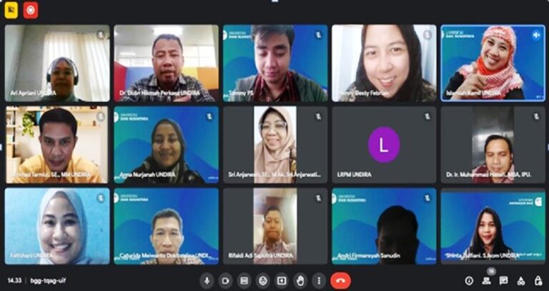 Undira Sukses Gelar Monev Penelitian Internal Secara Daring
