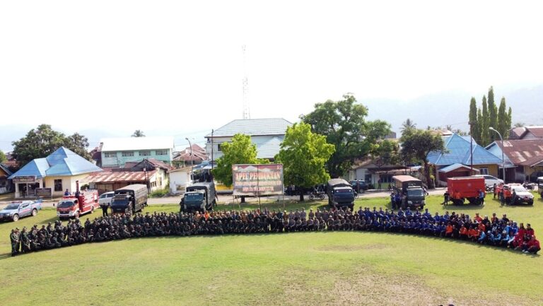 Dilatih Korem 132/Tdl, Kodim 1311/Morowali Siap Tanggulangi Bencana Alam