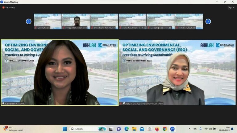 PT KTI Gelar Webinar untuk Maksimalkan Penerapan ESG
