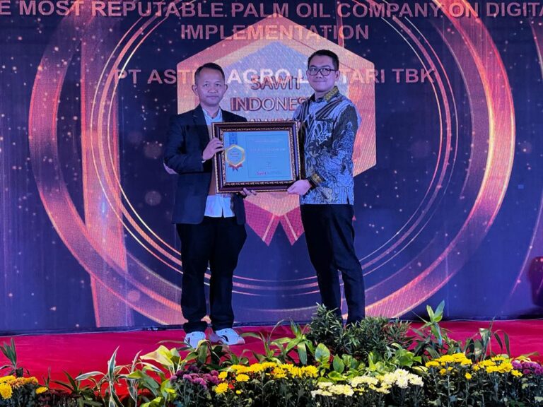 Astra Agro Raih The Most Reputable Palm Oil Company on Digital Implementation