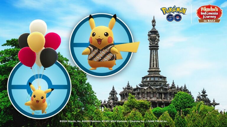 Pokémon GO Hadirkan Pikachu’s Indonesia Journey dan Pikachu Berkemeja Batik