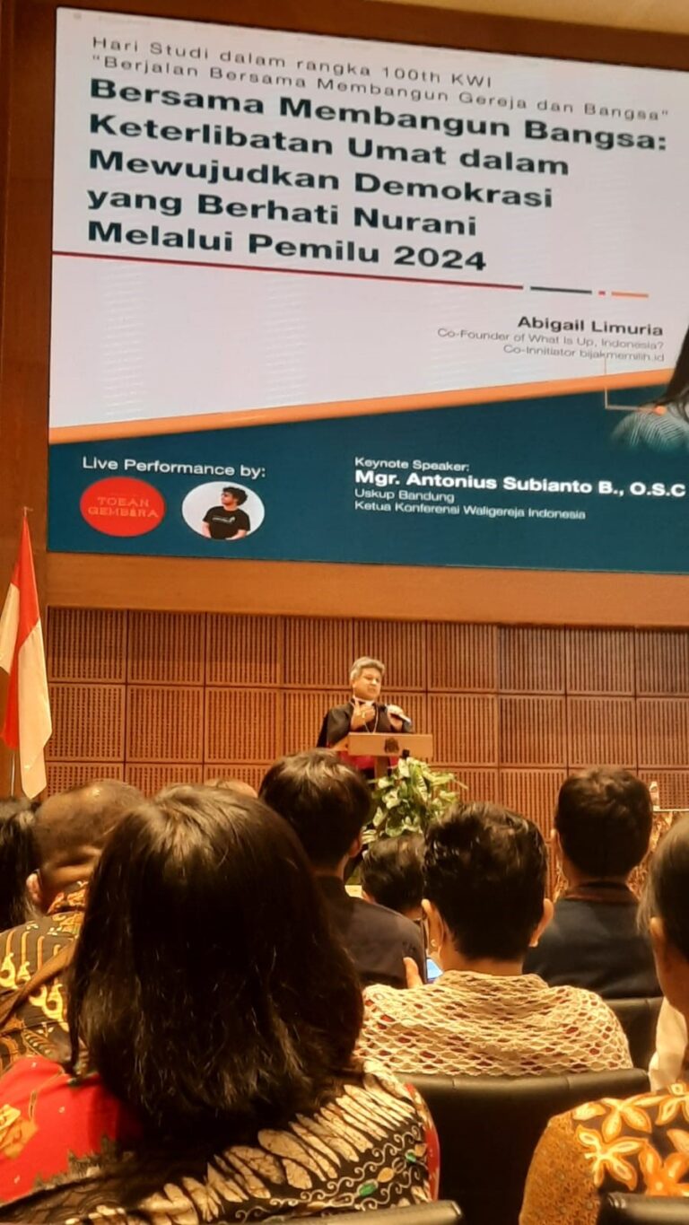 Keterlibatan Umat dalam Mewujudkan Demokrasi yang Berhati Nurani melalui Pemilu 2024