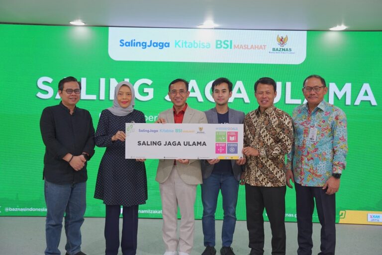 Beri Perlindungan Sosial, BSI Maslahat, Baznas, dan Kitabisa Luncurkan Program Saling Jaga Ulama