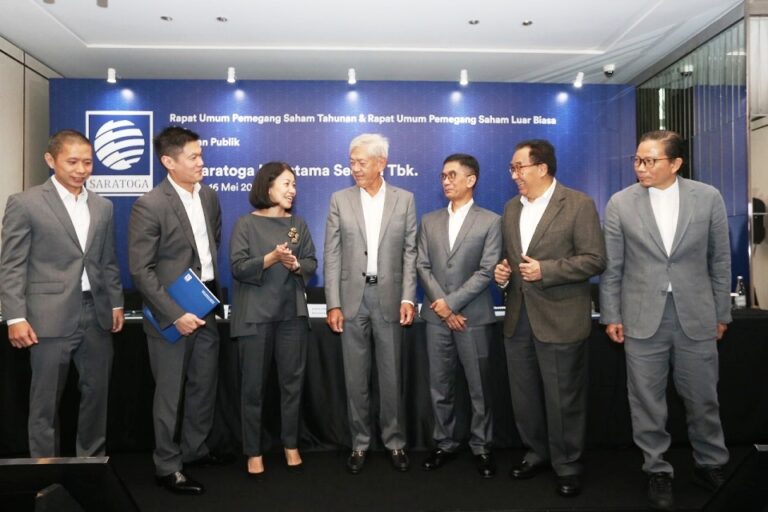 Pemegang Saham Saratoga Setujui Pembagian Dividen Rp298, 43 Miliar