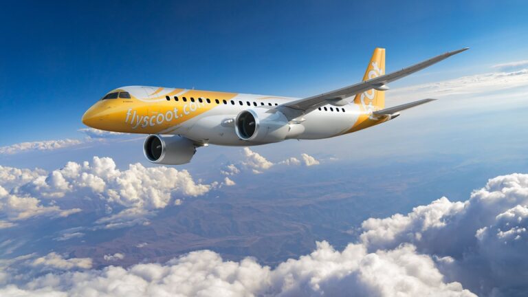 Perkenalkan Embraer E190-E2 ke-3 dan ke-4,  Scoot Tawarkan Lebih Banyak Destinasi di Asia Tenggara