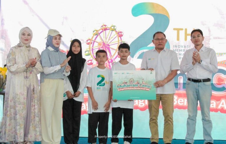 BSI Maslahat Rayakan Milad Bersama Anak Yatim di Dufan