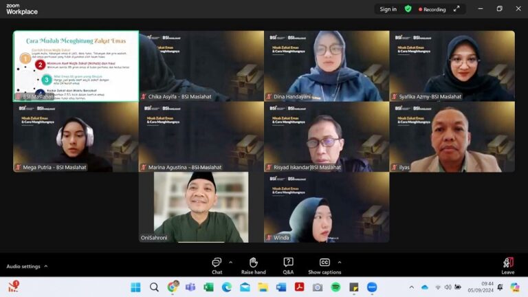 BSI Maslahat & BSI Literasi Mengenal Nisab dan Cara Menghitung Zakat Emas