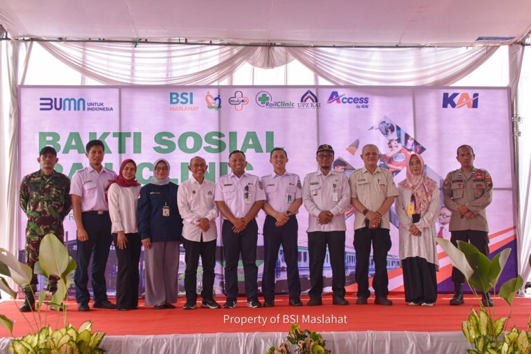 HUT ke-79, KAI Jember- BSI Maslahat Layani Kesehatan Gratis Melalui Rail Clinic di Stasiun Rambipuji