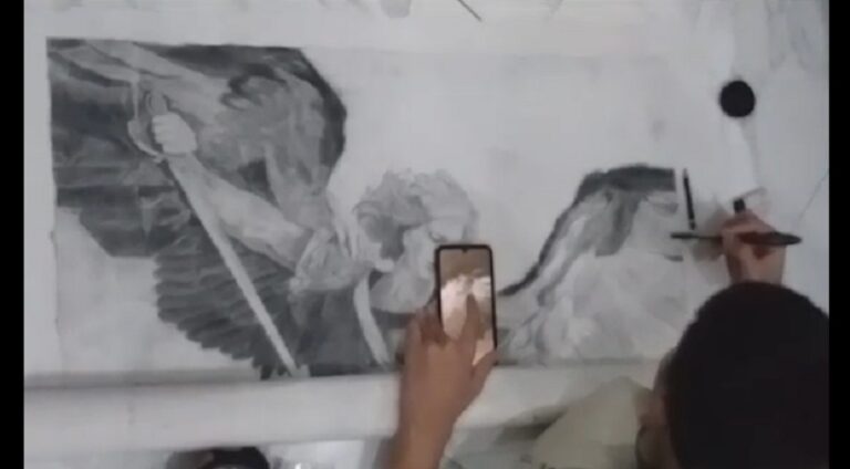 Nazar Terwujud, Lukisan Lionel Sumbang Pembangunan Gereja di Lembah Silo Kaltara
