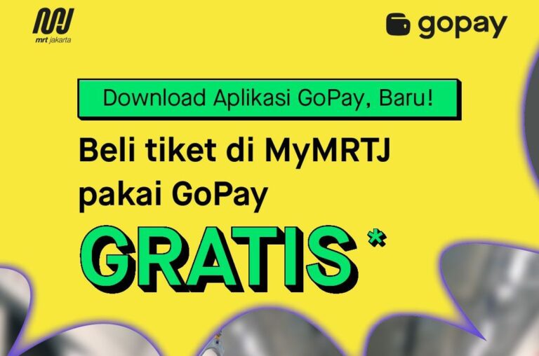 MRT Jakarta Hadirkan Pembayaran Tiket Gunakan GoPay