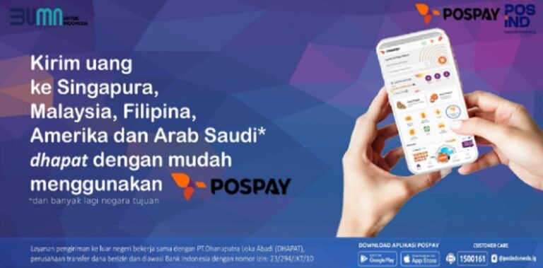 Perluas Layanan Pospay, Pos Indonesia Hadirkan Fitur Transfer Uang Internasional