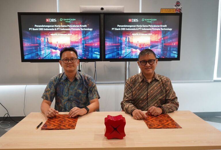 Bank DBS Indonesia & Easycash Tingkatkan Penyaluran Kredit serta Dukung Inklusi Keuangan