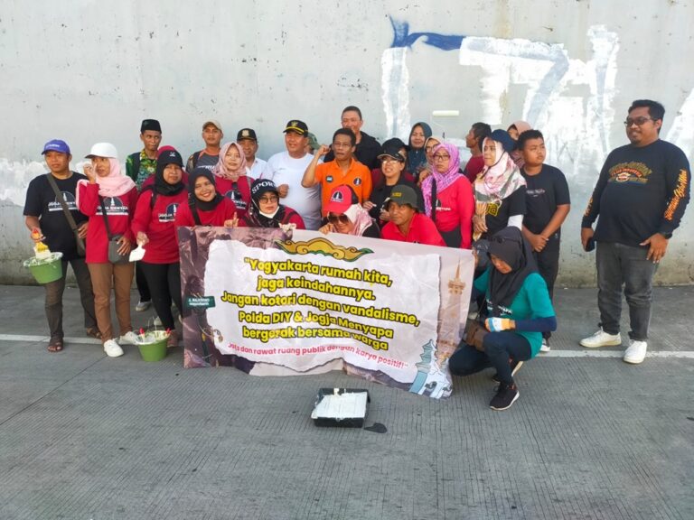 Jogja Menyapa dan Polda DIY Kolaborasi Lawan Vandalisme, Ciptakan Ruang Publik yang Aman