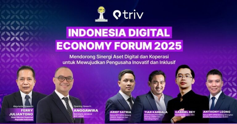 Wamenkop Ferry Juliantono – CEO TRIV akan Hadir di Indonesia Digital Economy Forum 2025