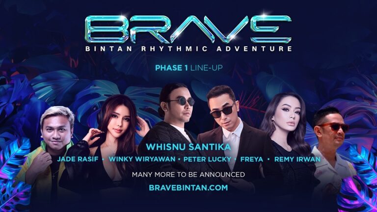 Line Up Phase Pertama BRAVE 2025: Whisnu Santika, Jade Rasif hingga Winky Wiryawan Siap Meriahkan Pesta Musik Elektronik di Bintan