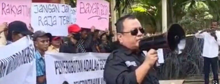 Demo di KPK dan Kementerian ESDM, AMTI Desak Pencabutan Ijin Operasional PT HWR di Ratatotok