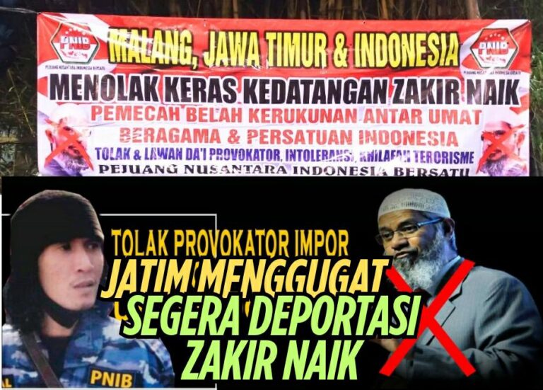 Penolakan Zakir Naik Terus Meluas, PNIB: Batalkan atau Indonesia Makin Marak Intoleransi-Radikalisme-Terorisme